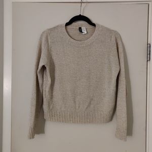H&M Divided Oatmeal Sweater